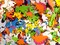 Self Adhesive Craft Stickers, Carnival, Planets, Farm Animals, Princess, Dinosaur Themed Stickers (500 Piece Party Packs) (Dinosaur)
